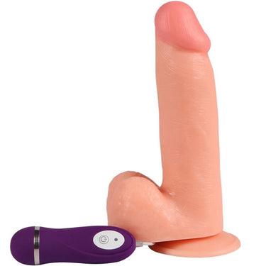 Dildo vibrante telecomandato SHEQU in silicone ipoallergenico, stimolazione realistica e waterproof